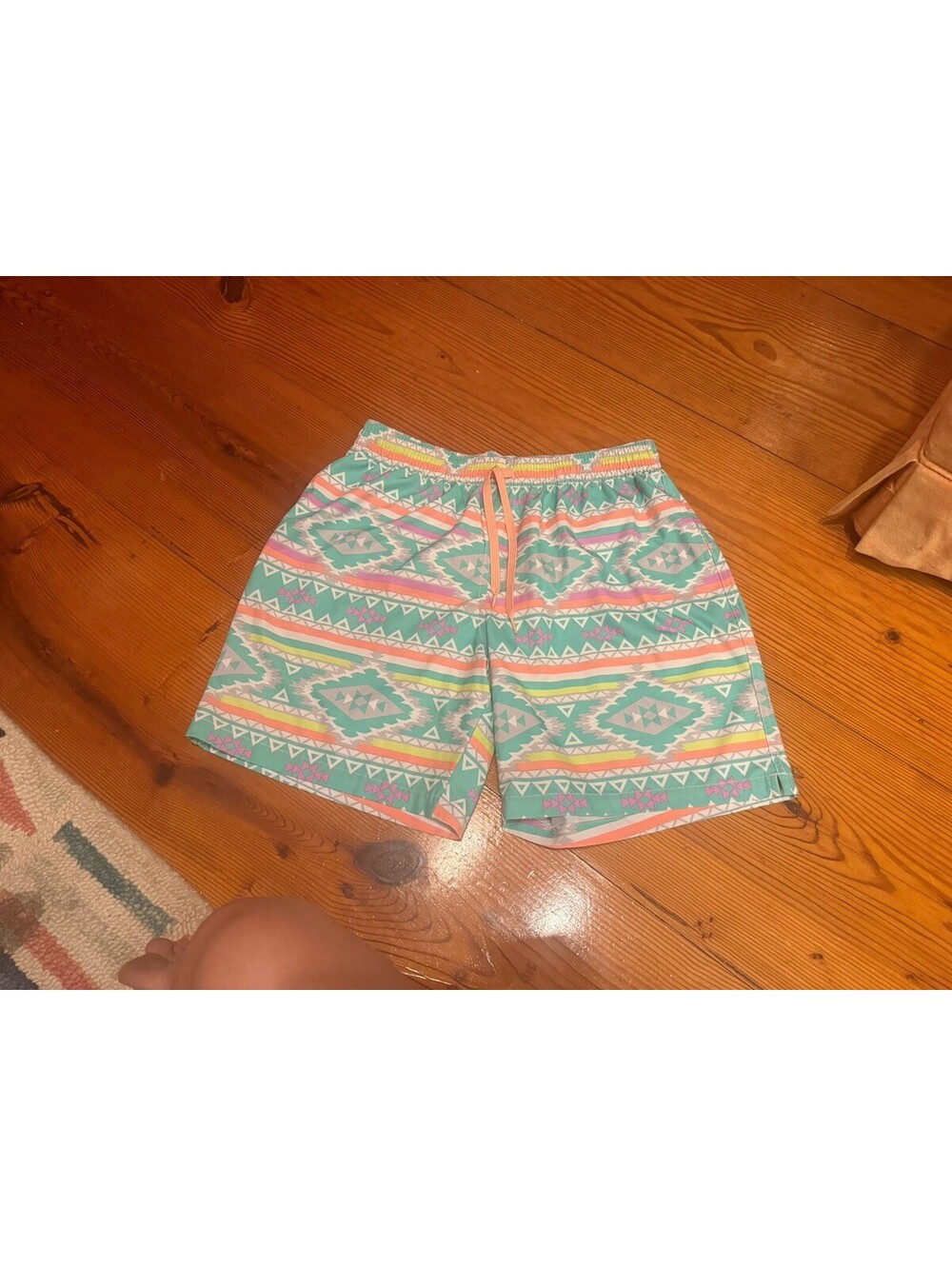 Chubbies Bathing Suit Trunks - Men’s XL - Neon Geometric